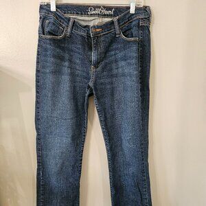 Old Navy Sweetheart 10 Long Sweetheart Bootcut Medium wash Jeans Denim